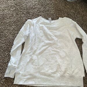 Jockey Light Heather Gray Crewneck Sweatshirt